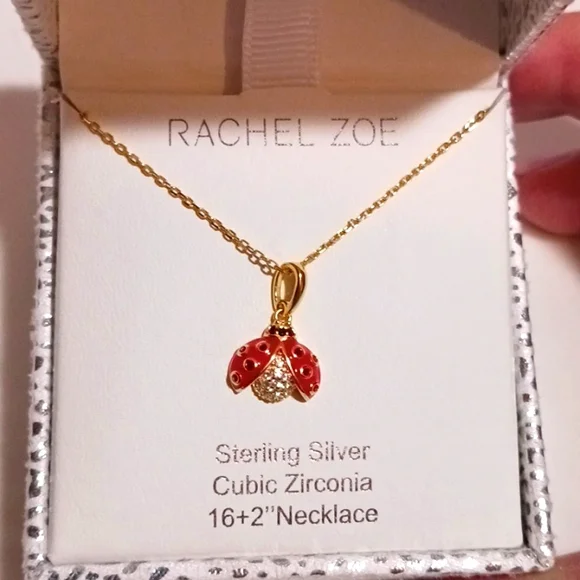 Rachel Zoe Lady Bug  Necklace ❤️🍀 - Picture 2 of 5